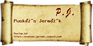 Puskás Jermák névjegykártya